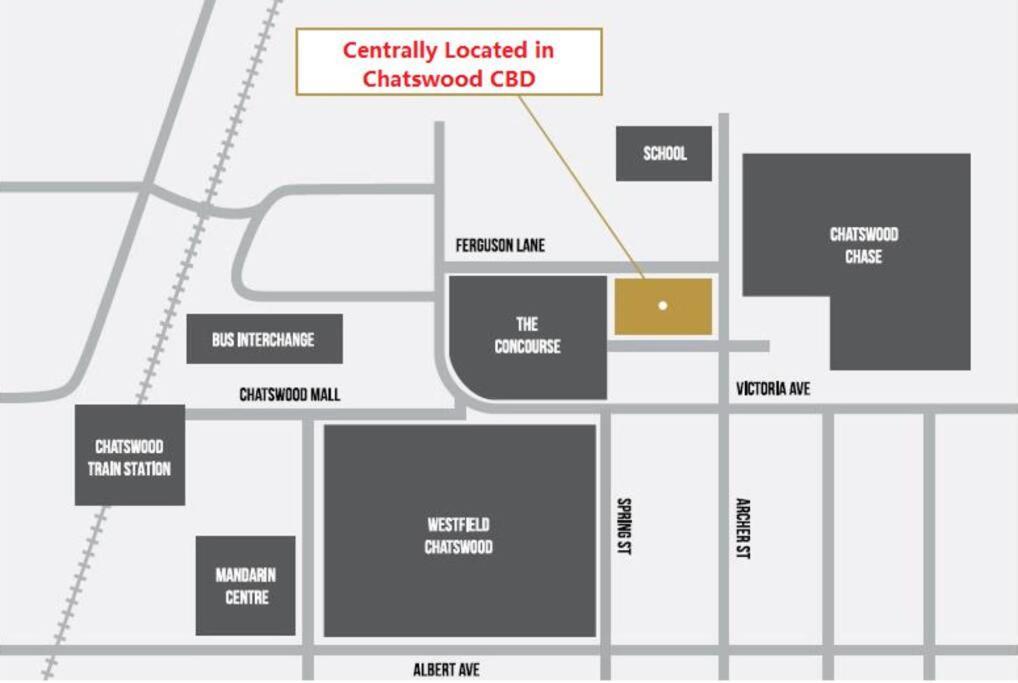 Apartment Chatswood Cbd 2br L Balcony L Parking L Office